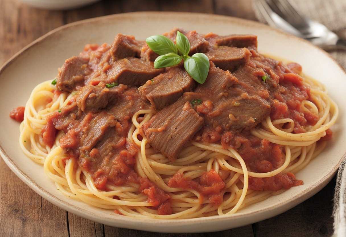 Špagety s hovädzím mäsom recept