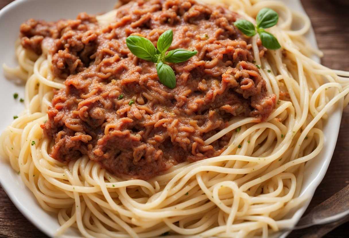 Špagety s mletým mäsom - varecha