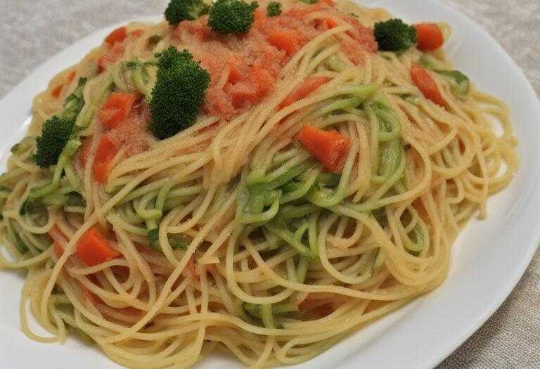 Špagety zo zeleniny – recept