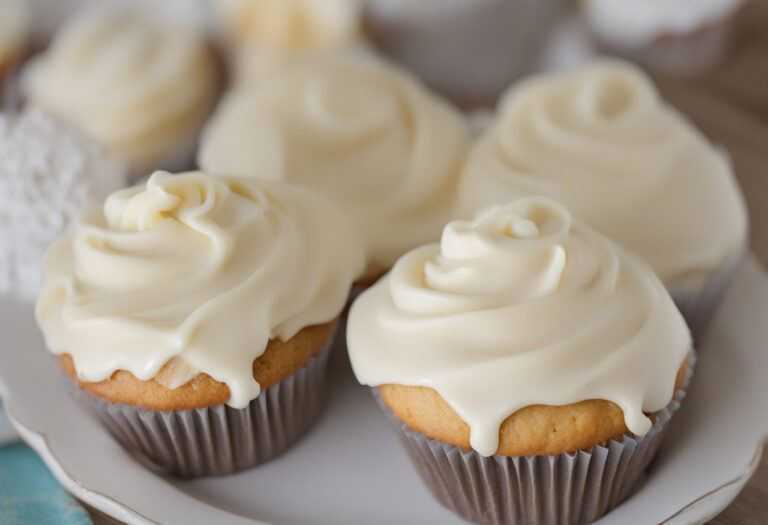 Vanilková poleva na muffiny