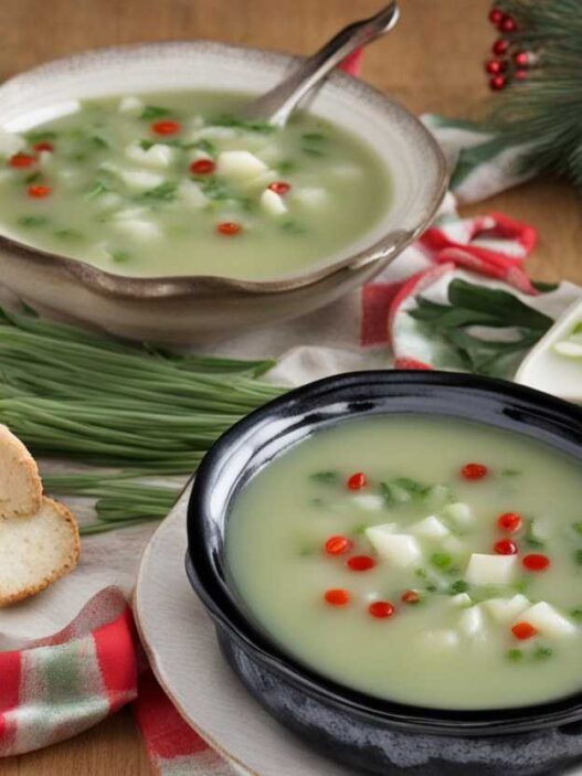 Vianočná šošovicová polievka