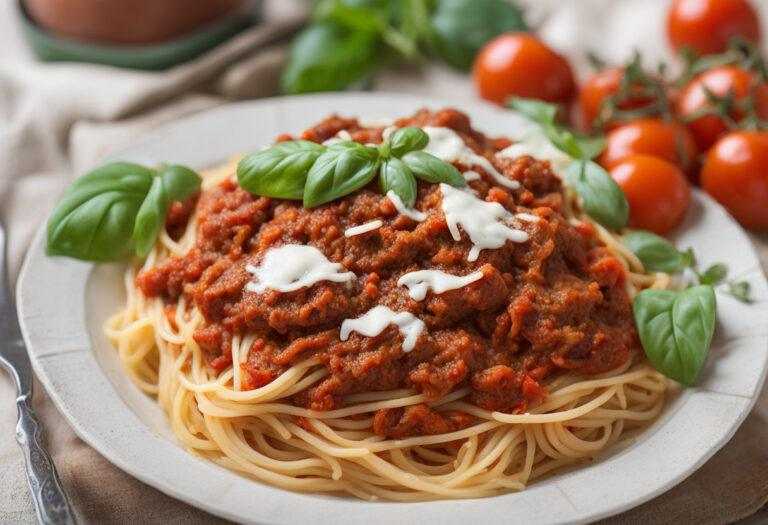 Zdravé bolonské špagety