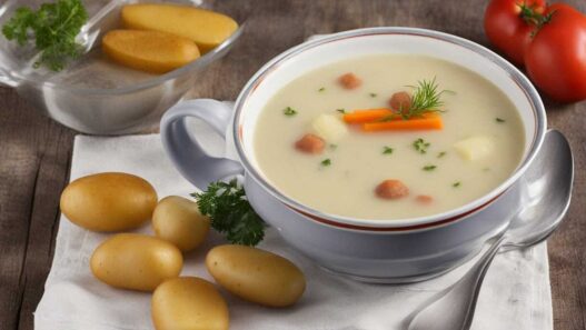 Frankfurtská polievka so zemiakmi
