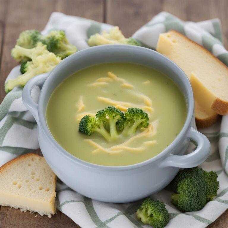 Brokolicová polievku s syrom