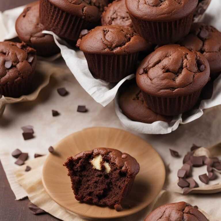 Čokoládovo-banánové muffiny