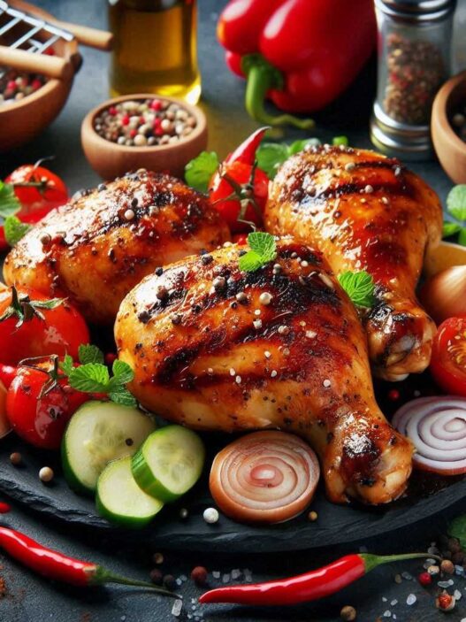 Grilované kuracie stehná - Recept