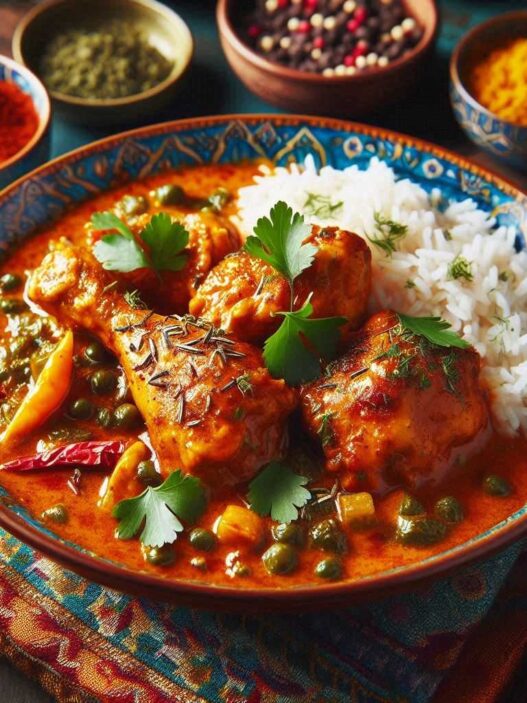 Indické kuracie stehná