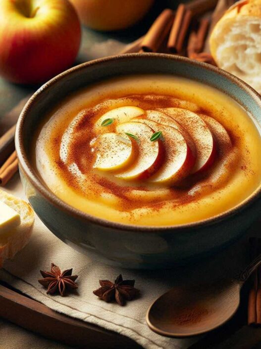 Jablková polievka - Recept