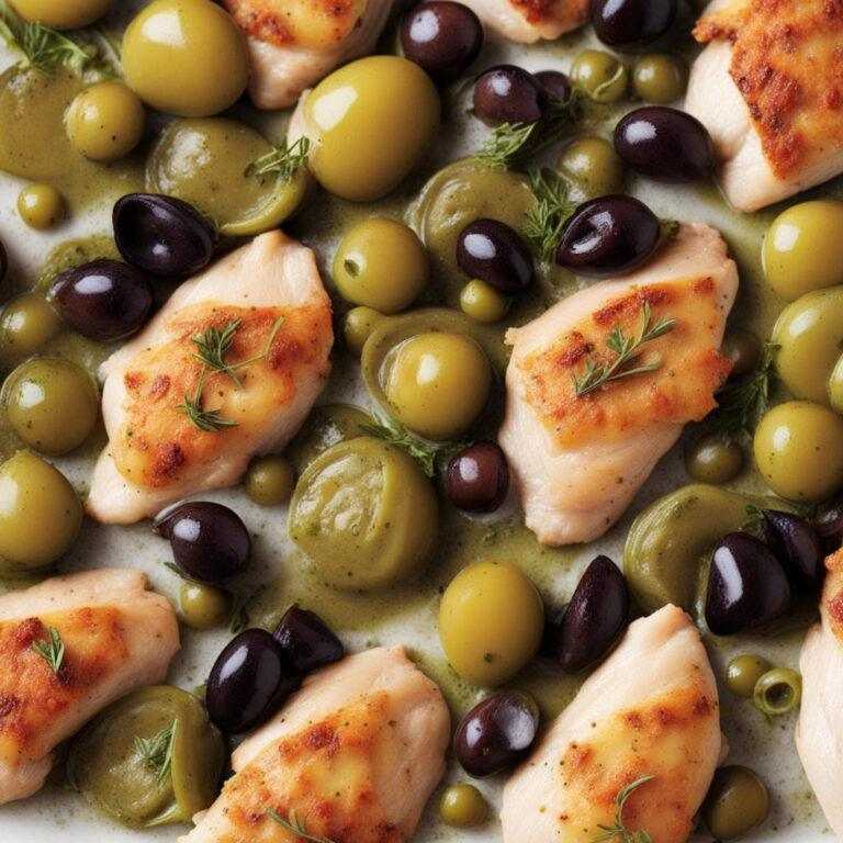 Kuracie prsia na olivách