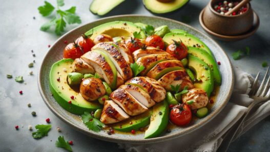 Kuracie prsia s avokádom - Recept