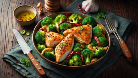 Kuracie prsia s brokolicou - Recept