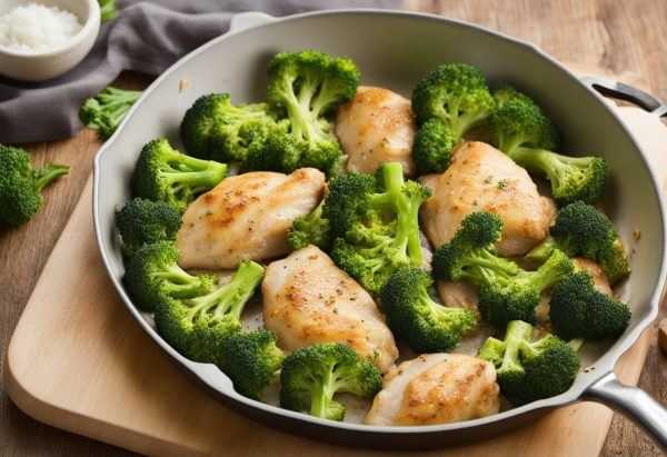 Kuracie prsia s brokolicou na panvici