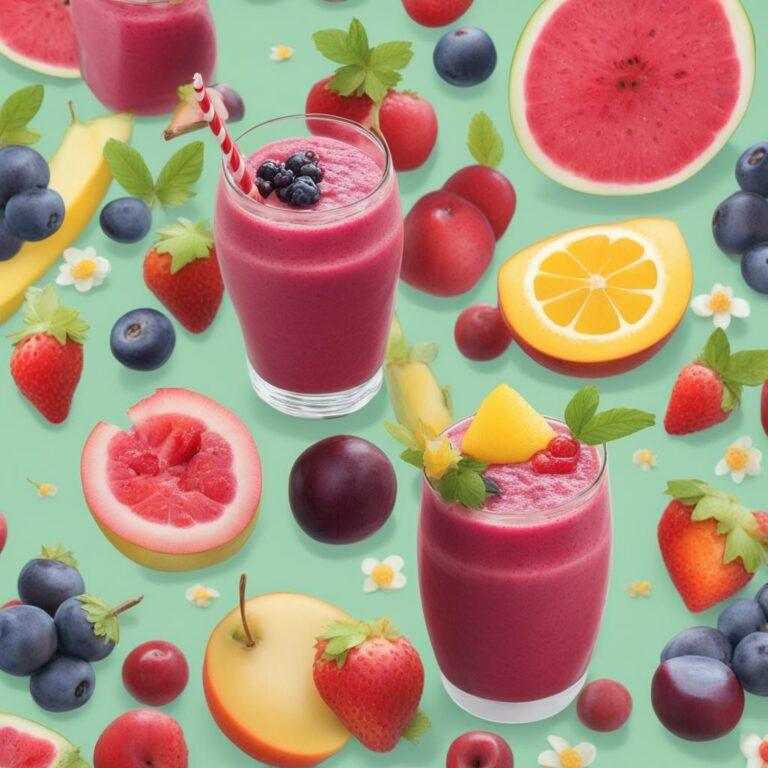 Letné ovocné smoothie