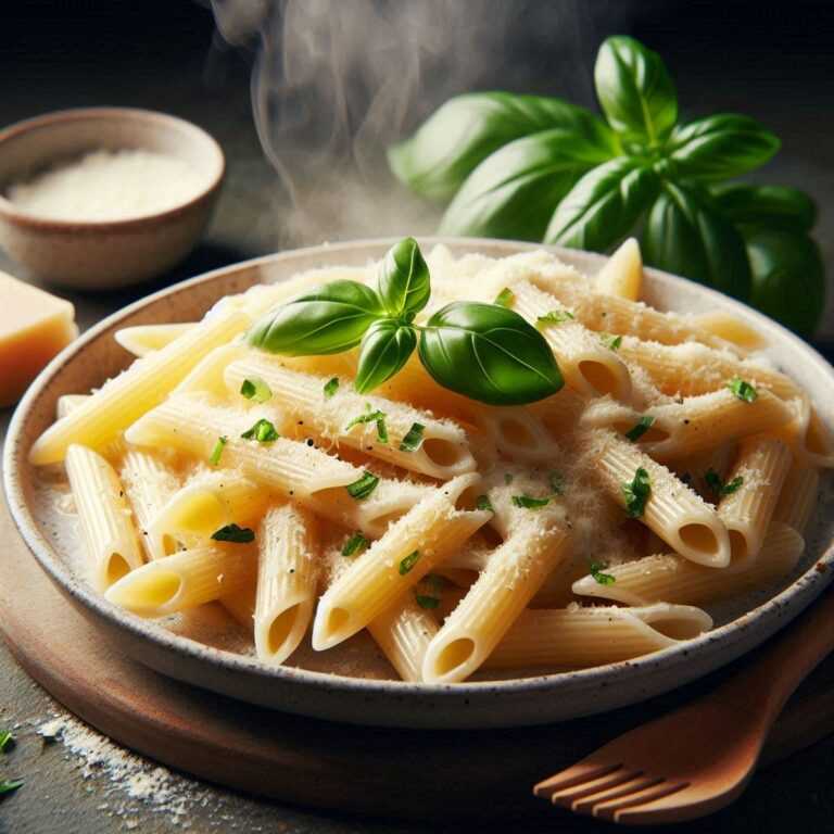 Penne so syrovou omáčkou