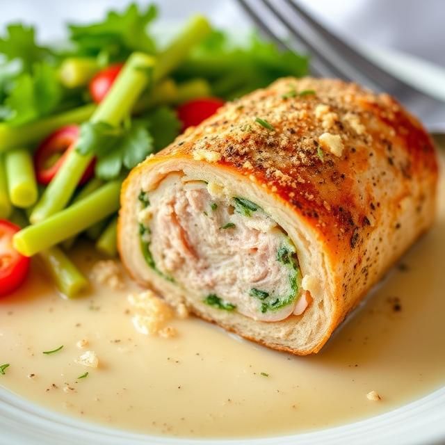Plnený bravčový rezeň Cordon bleu - 2