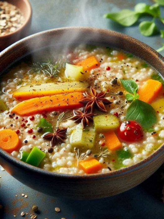 Polievka z ovsených vločiek - Recept