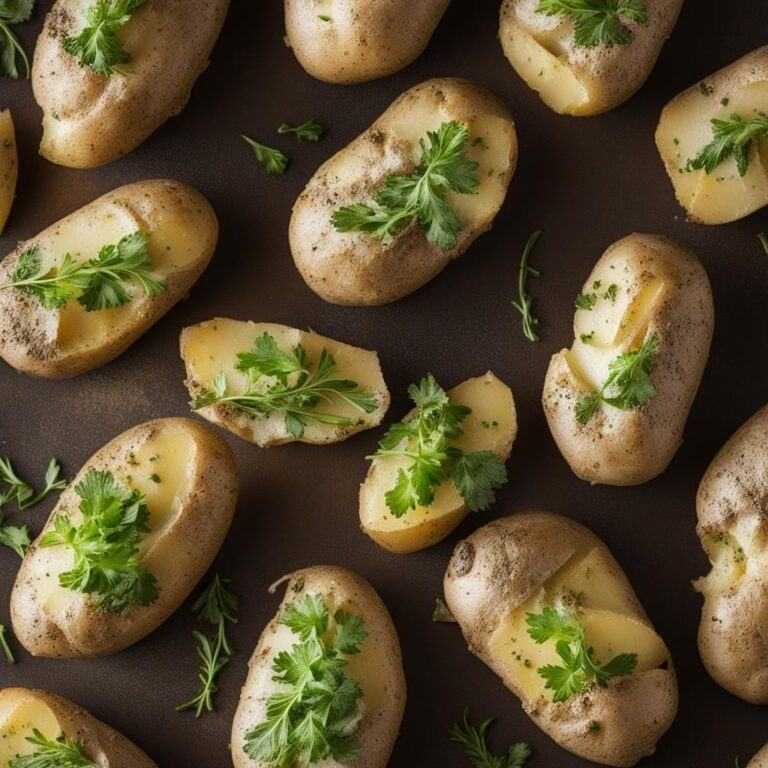 Rýchle pečené zemiaky s bylinkami