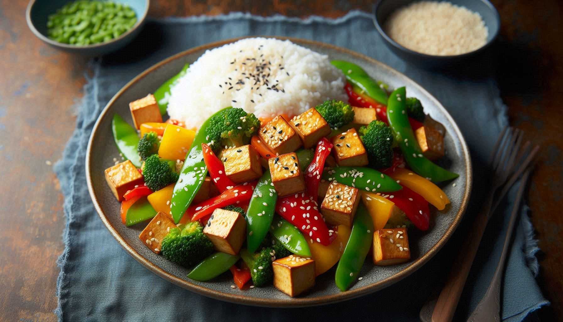 Tofu so zeleninou