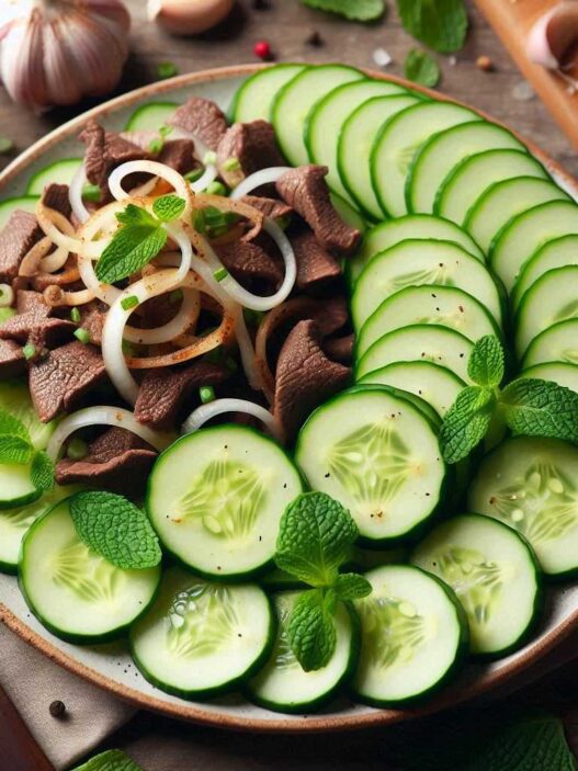 Uhorka a pečeň - recept