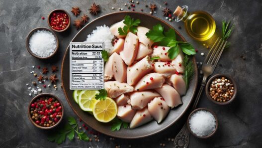 Varené kuracie prsia - Nutričné hodnoty