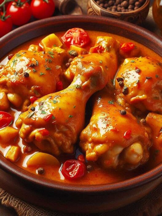 Vykostené kuracie stehná na kari