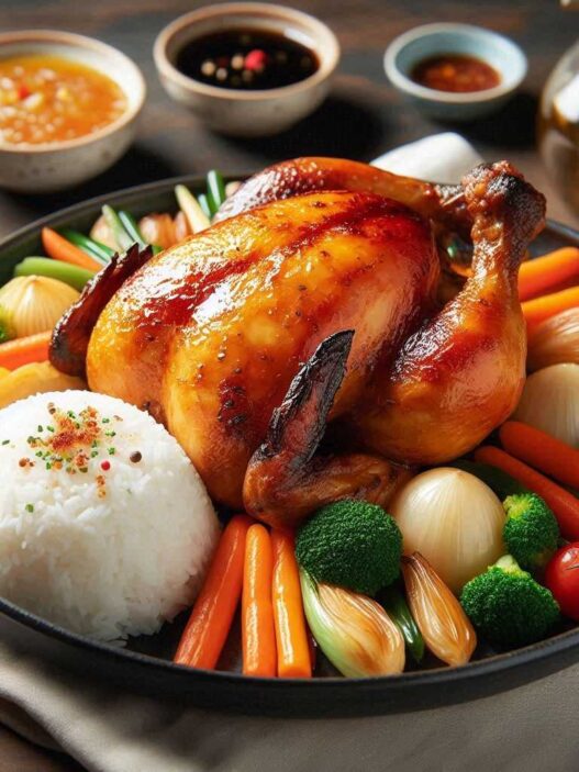 Zapečené kuracie mäso s ryžou