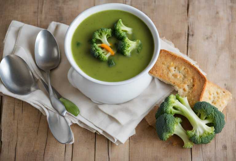 Zdravá brokolicová polievka bez smotany