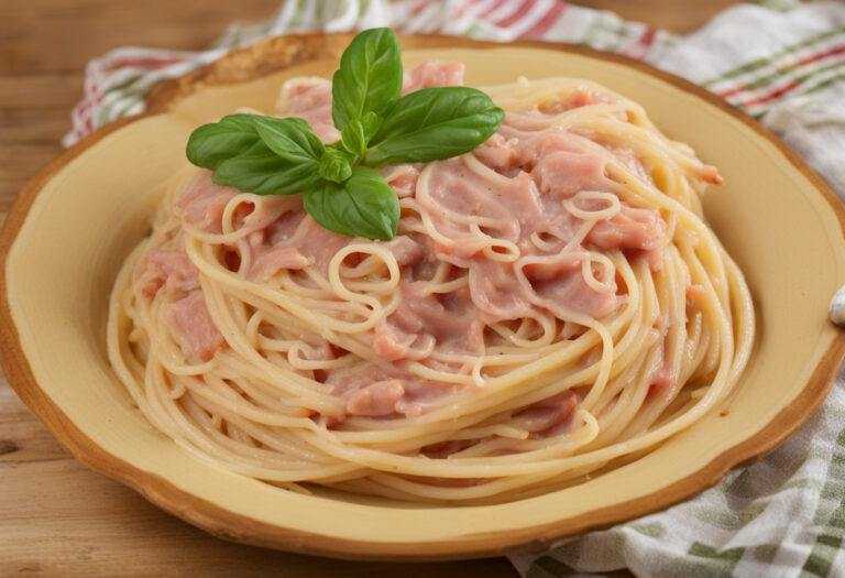 Mortadela na špagety – recept