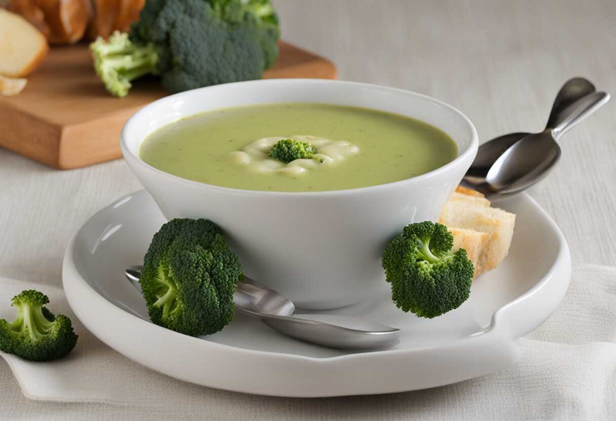 Krémová brokolicová polievka bez smotany
