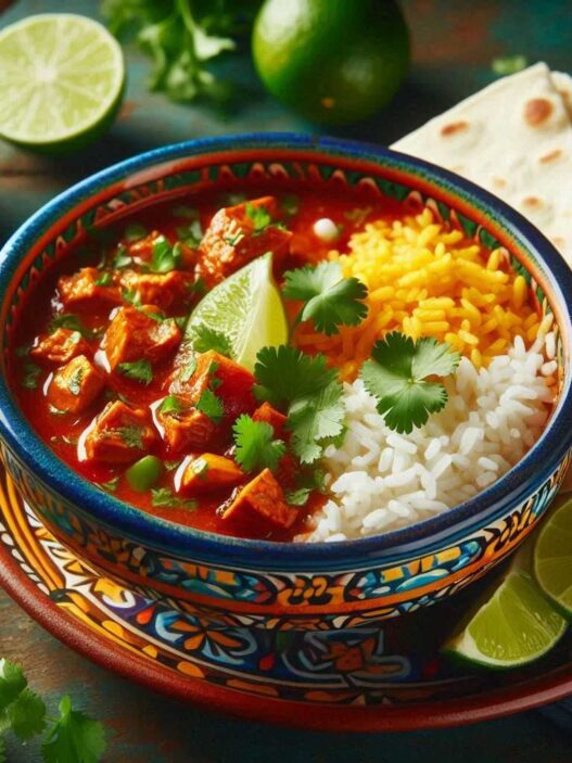 mexický guláš s ryžou