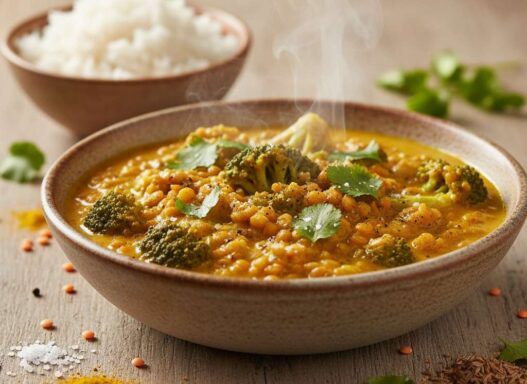 Brokolicovo-šošovicové karí pre histaminikov